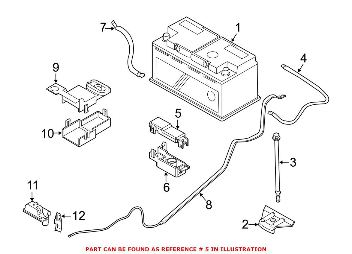 Battery Cable Cover (Positive)